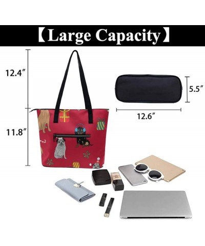 Large Capacity Work Tote Bags Leather Big Purses And Handbags Big Commuter Bag Color587 $15.59 Totes