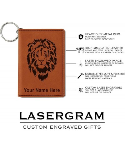 ID Holder Wallet, Double Female Symbol, Personalized Engraving Included (Teal) Dark Brown $12.32 Wallets