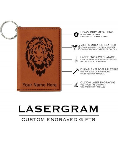 ID Holder Wallet, Double Female Symbol, Personalized Engraving Included (Teal) Dark Brown $12.32 Wallets