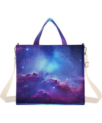 Cosmic Radiation Galaxy Background Women's Tote Handbags Top Handle Satchel Shoulder Bag Crossbody Bag M $16.82 Totes