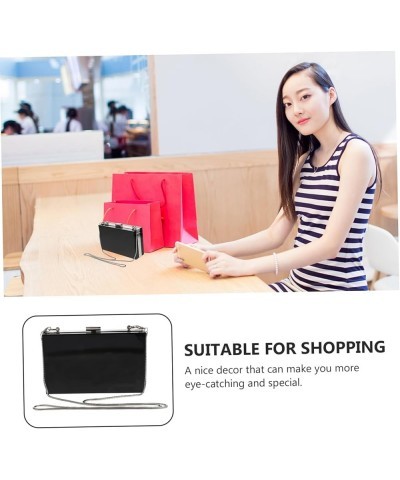 4 Pcs Messenger Bag Crossbody Clutch Purse Leisure Bag Crossbody Sling Bags for Women Phone Storage Bag Blackx4pcs $10.12 Cro...