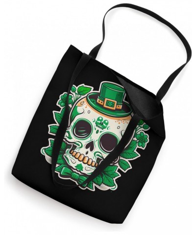 Cute Kawaii Sugar Skull Leprechaun St Patricks Day Boy Girl Tote Bag $13.63 Totes