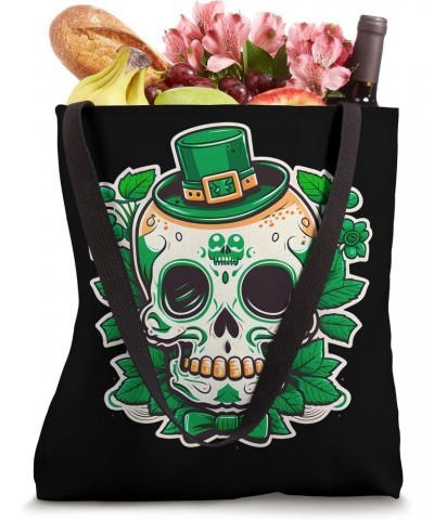 Cute Kawaii Sugar Skull Leprechaun St Patricks Day Boy Girl Tote Bag $13.63 Totes