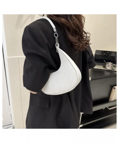 NEW Crescent Carrying Bags Shoulder Bags for Girl Women Lady Purse Underarm Bag Trendy Armpit Bag Fashion Handbag Purple $9.2...