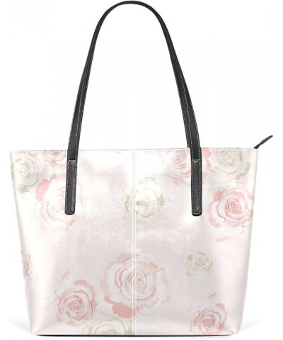 Handbags for Women Tote Bags with 11.08"(L) x 3.54"(W) x 11.02"(W) - Delicate Roses Flowers Delicate Roses Flowers $17.62 Totes