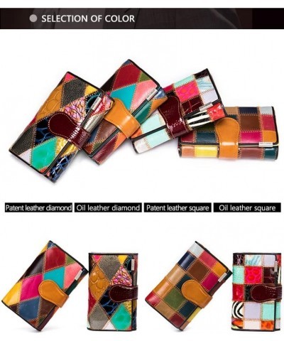 Wallets for Women Genuine Leather Multi Color $41.44 Wallets