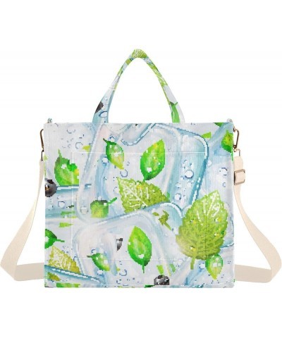 Ice and Leaves Sun Shine Women's Tote Handbags Top Handle Satchel Shoulder Bag Crossbody Bag for Office Travel M $16.79 Totes