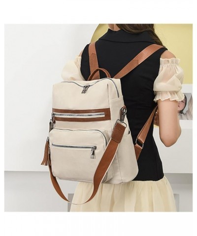 Women Leather Backpack Fashion Female Shoulder Bag Ladies Bagpack Fashion Bags For women Womens (Color : Brown, Size : 14 * 1...