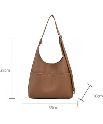 Classic Crossbody Bags for Women Trendy Large Hobo Bags for Women Satchel Shoulder Bag Bag with Pouch Travel Work 2023 Coffee...