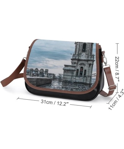 Fashion Crossbody Bags Women's Shoulder Bags Classic City Leather Satchels Hobo Bags Sq Game Blown Color3 $24.95 Hobo Bags