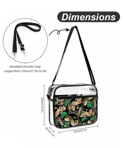 Clear Shoulder Handbag Fashion Waterproof Shoulder Bag With Adjustable Strap Color69 $16.77 Totes