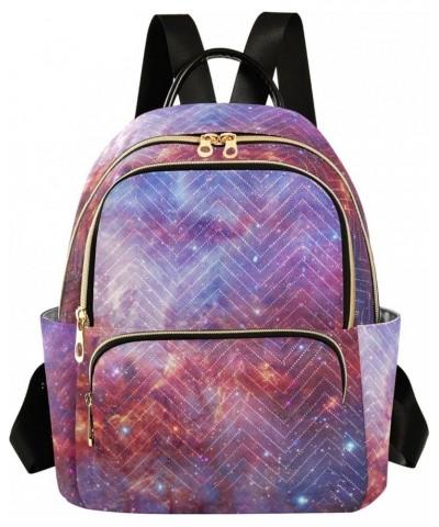 Shocking Universe Fashion Travel Backpack for Women Multi Pockets Lightweight Purse for Women-S Multicolor Small $16.42 Backp...