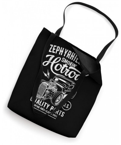 Zephyrhills Florida Vintage Hotrod Car Distressed Design Tote Bag $11.21 Totes