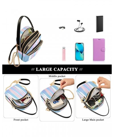 Women's Crossbody Handbags Clutch Phone Purse Shiny Pastel Colors Stylish Shoulder Bag with Detachable Chain Strap $14.55 Sho...