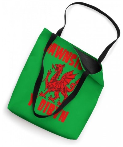 Dawnsio ar y dibyn Welsh Rugby Union Dragon Tote Bag $13.86 Totes