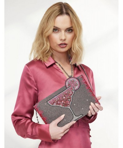 Pink Martini Beaded Crossbody Clutch Handbag, Multi $68.95 Clutches