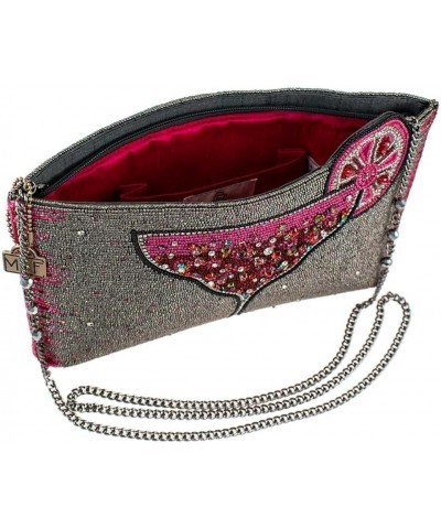 Pink Martini Beaded Crossbody Clutch Handbag, Multi $68.95 Clutches