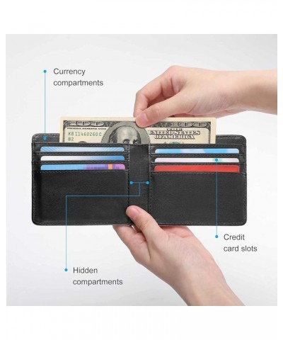 Leather Bifold Wallet Coin Purse Soft Stylish Credit Pass Case Card-Holder for Boy Girl Men Woman Money Storage Multi 17 $14....