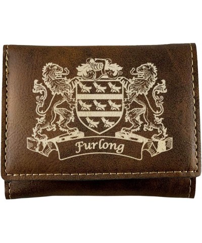 Furlong Irish Coat of Arms Rustic Leather Wallet $15.27 Wallets