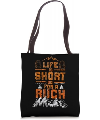 Life Is Short Go For A Ruck Backpack Rucksack Rucking Tote Bag $11.07 Backpacks