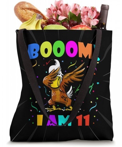 Dabbing Eagle Booom! I Am 11 Boys Girls 11th Birthday Outfit Tote Bag $13.94 Totes