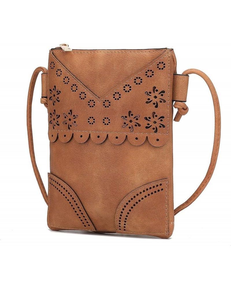 Crossbody Bag for Women, Vegan Leather Designer Crossover Lady Handbag Small Messenger shoulder bag Beige Amentia $15.07 Shou...