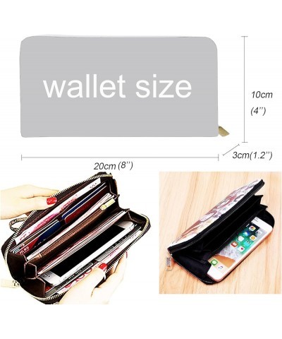 Men Wallet Cute Leather Wallet Anime Wallet Halloween Horror Wallet (Nightm-jackblueheart) Nightm-jacktriangle $11.79 Wallets