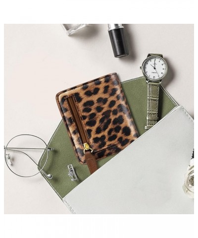 Womens Small RFID Blocking Wallet Compact Bifold Pocket Cute Credit Card Holder Leather Coin Slot Ladies Mini Purse with ID W...