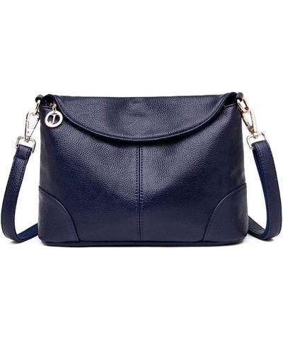 Crossbody Bag for Women Shoulder Hobo Purse SAXAM Leather Handbag Multi Pockets Messenger Satchel Dark Blue $28.75 Totes