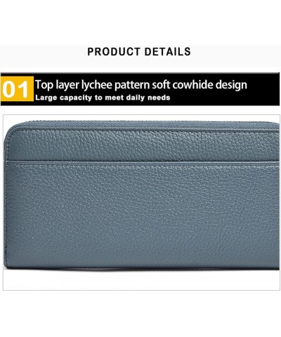 Leather Women's Wallets with RFID Blocking,Organ Card Holder High Capacity Multiple Slots Hand Zip Coin Purse,Cell Phone Coin...