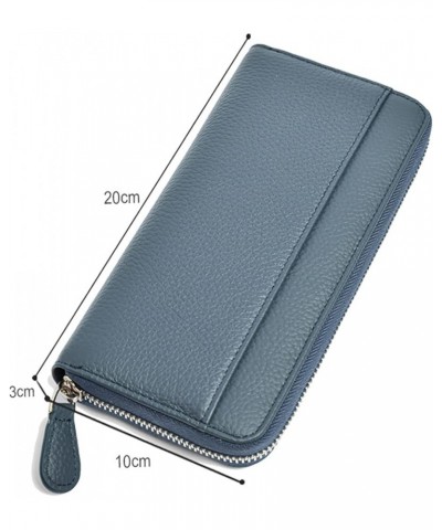 Leather Women's Wallets with RFID Blocking,Organ Card Holder High Capacity Multiple Slots Hand Zip Coin Purse,Cell Phone Coin...