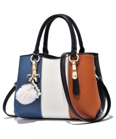 Women's handbag with large capacity shoulder and cross bag Caramel Color $25.61 Totes