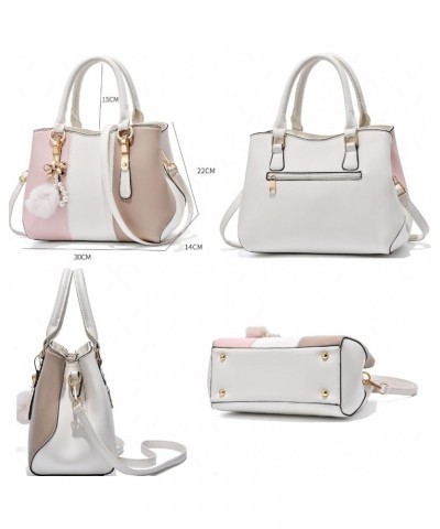 Women's handbag with large capacity shoulder and cross bag Caramel Color $25.61 Totes