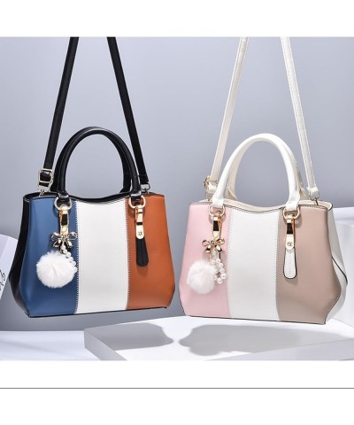 Women's handbag with large capacity shoulder and cross bag Caramel Color $25.61 Totes