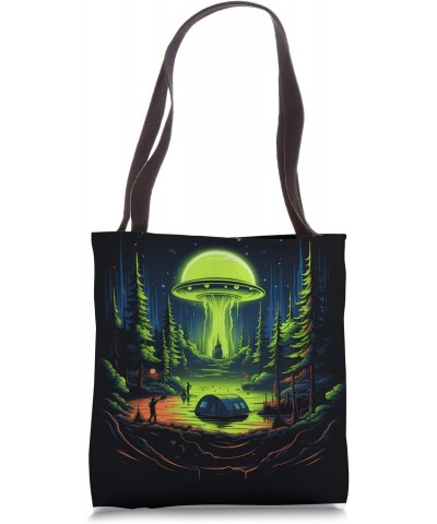 Camping UFO Gear Alien Abduction Tote Bag $9.71 Totes