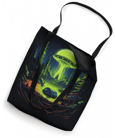 Camping UFO Gear Alien Abduction Tote Bag $9.71 Totes