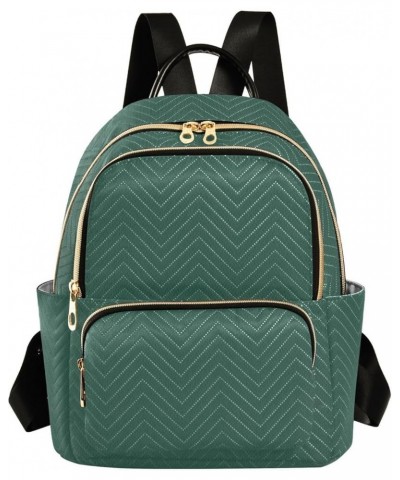 Backpack Purse for Women Recycle Dark Emerald Green Casual Shoulder Bag Small Backpack S Small $10.92 Backpacks