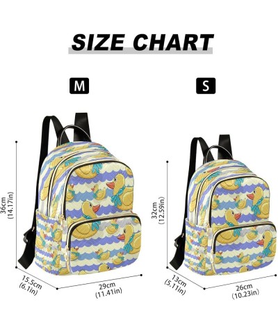 Women Backpack Purse Little Ducks Fashion Shoulder Bags Travel Backpack Small Daypacks M Medium $11.70 Backpacks