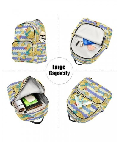 Women Backpack Purse Little Ducks Fashion Shoulder Bags Travel Backpack Small Daypacks M Medium $11.70 Backpacks