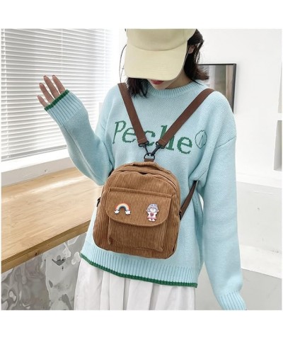 Small Backpack Purse for Women Womens Backpack Purse for Women Mini Backpack Purse Aesthetic Purse (Khaki) Brown $11.25 Backp...