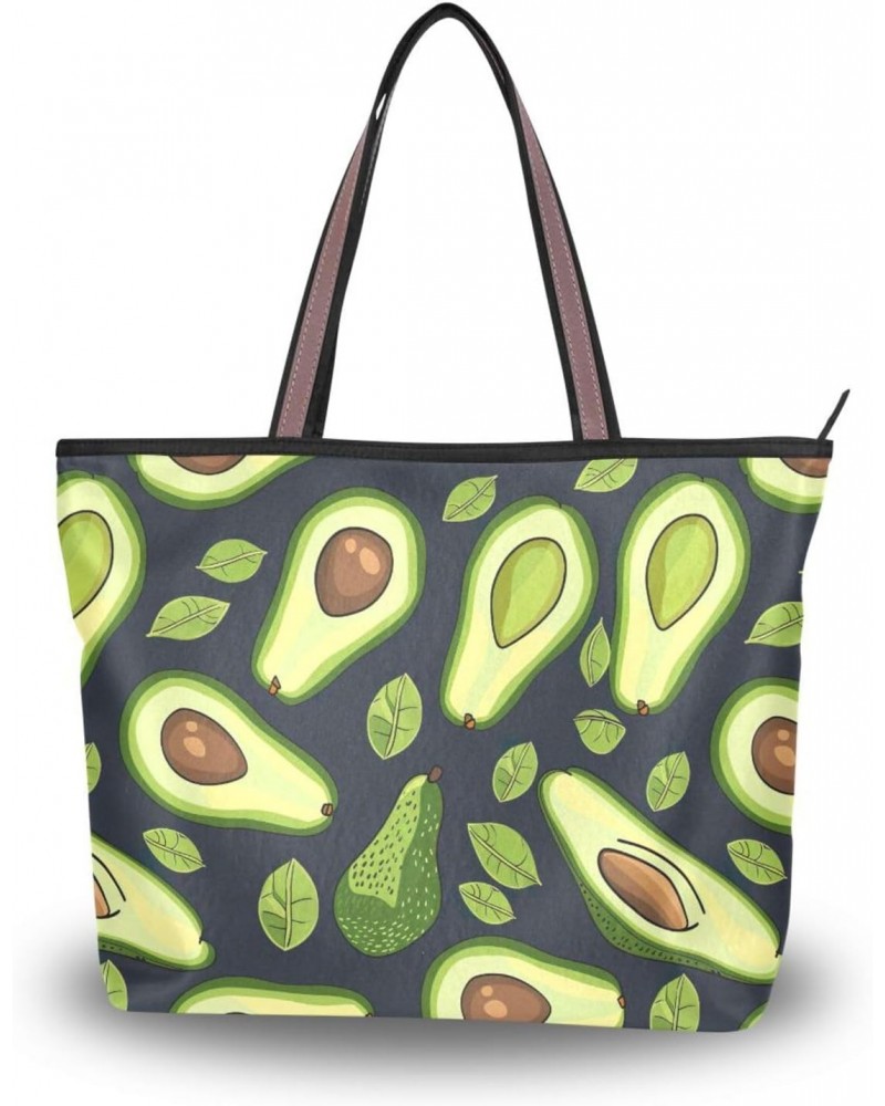 Women Tote Bags Green Avocado Top Handle Satchel Handbags Shoulder Bag for Shopping 20855369 $9.45 Totes