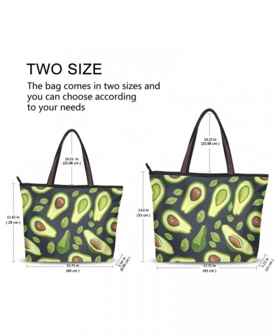 Women Tote Bags Green Avocado Top Handle Satchel Handbags Shoulder Bag for Shopping 20855369 $9.45 Totes