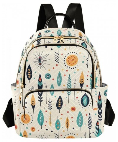 Leaves Backpack Purse for Women Small Travel Bag Fashion Daypack M 202a5221 S(10.23"x5.11"x12.59") 202a5221 $18.04 Backpacks