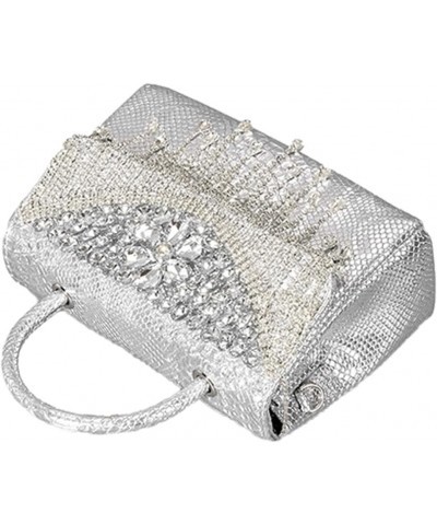 Women Sparkly Rhinestone Purse Tassel Clutch Bag with Chain Luxury Diamond Handbag for Wedding Party Prom B-gold $20.13 Eveni...