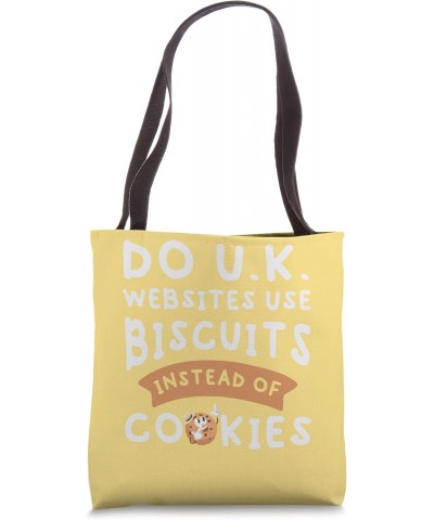 Web - Do U.K. sites use biscuits instead of cookies funny Tote Bag $12.96 Totes