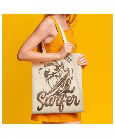 Line Shell Starfish Seahorse Fish Canvas Beach Bags, Beach Bags for Work, Inspirational Gifts for Bachelorette Style-2 $7.01 ...