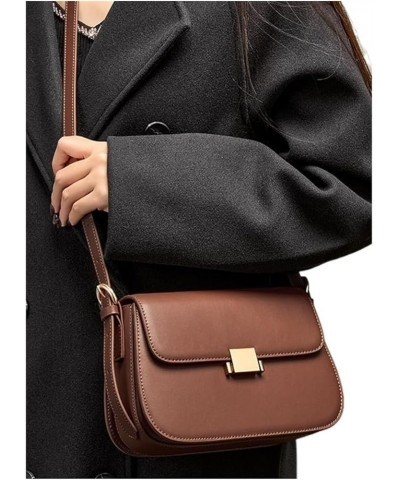 Women Shoulder Crossbody Bag Armpit Bag Genuine Leather Ladies Messenger Bag Female Handbag Beige $53.13 Shoulder Bags