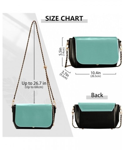 Solid Color Crossbody Bags for Women Small Crossbody Purses with Metal Chain Cell Phone Wallet Purse for Women Multicoloured0...