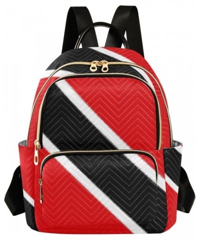 Patriot Women Backpack Flag Of Trinidad and Tobago Anti-Theft Travel Backpack with Luggage Belt Lightweight Handbag Lady Purs...