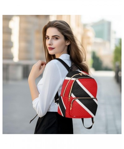 Patriot Women Backpack Flag Of Trinidad and Tobago Anti-Theft Travel Backpack with Luggage Belt Lightweight Handbag Lady Purs...